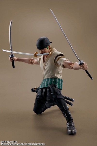 One Piece - Roronoa Zoro Actionfigur / S.H.Figuarts (Netflix Adaption): Tamashii Nations