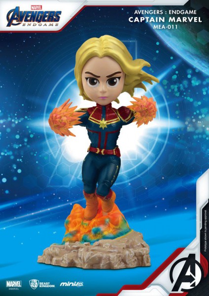 Avangers - Captain Marvel Figur / Mini Egg Attack : Beast Kingdom Toys