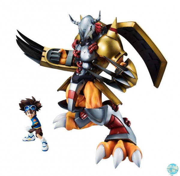 Digimon Adventure - Wargreymon & Tai Statue - G.E.M. Serie [NEUAUFLAGE]: MegaHouse