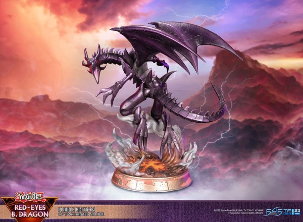 Yu-Gi-Oh! - Red-Eyes B. Dragon Statue / Purple Edition: First 4 Figures
