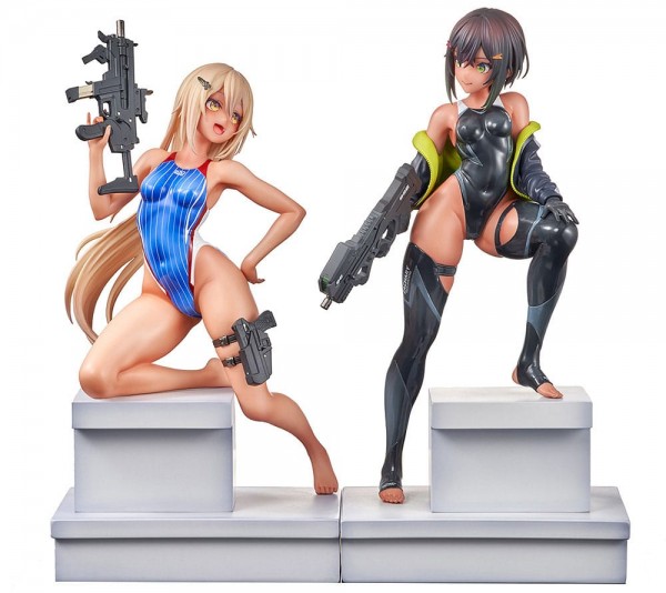 Arms Note - Swim Team Bucho-chan and Kohai-chan Statue: Ensoutoys