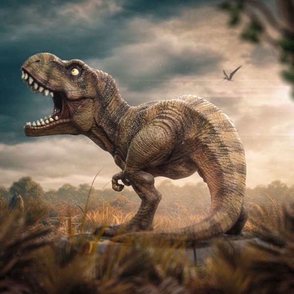 Jurassic Park Mini Co. - T-Rex Figur / Illusion: Iron Studios