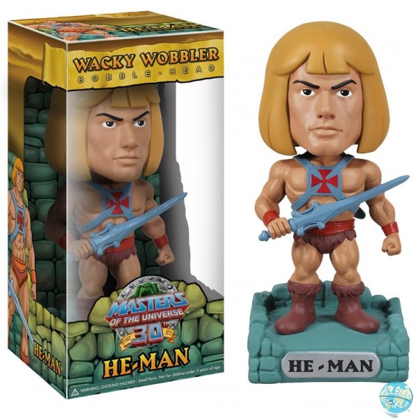 Masters of the Universe - He-Man Wackelkopf-Figur - Wacky Wobbler: Funko