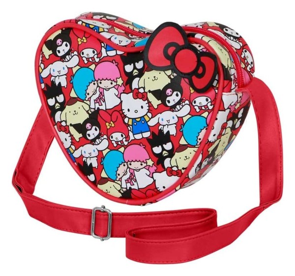 Sanrio - Hello Kitty Friends Multicolour Umhängetasche / Casual Heart: Karactermania