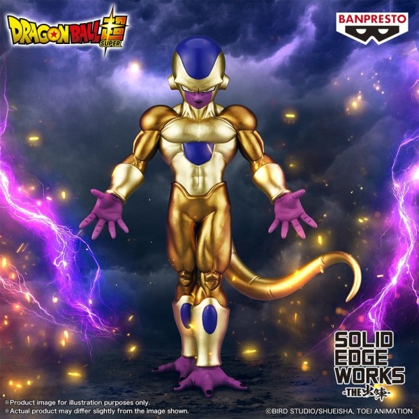 Dragon Ball - Golden Frieza Figur / Super Solid Edge Works: Banpresto