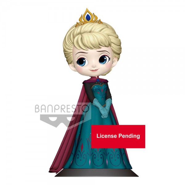 Disney - Elsa Figur / Q Posket - Coronation Style A - Normal Color Version: Banpresto