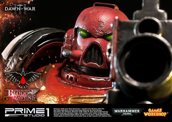 Warhammer 40K Dawn of War III - Space Marine Blood Ravens Statue: Prime 1 Studio