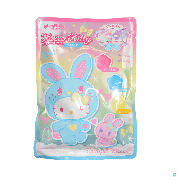 Hello Kitty - Fruchtbonbons Colorful Bunny / Blaue Edition 75g