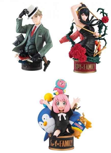 Spy x Family - Petitrama EX Series Sammelfiguren 3er-Pack Set: MegaHouse