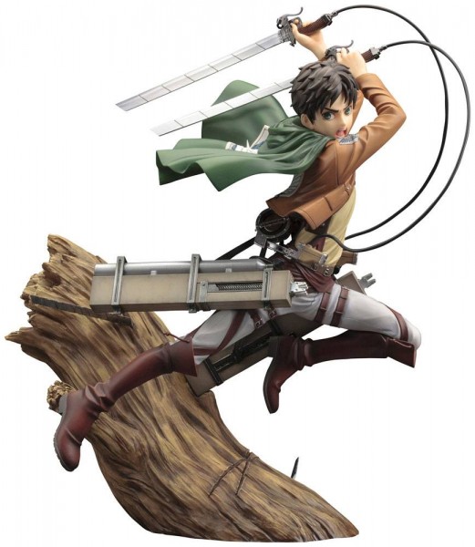 Attack on Titan - Eren Yeager Statue / ARTFXJ / Renewal Version: Kotobukiya