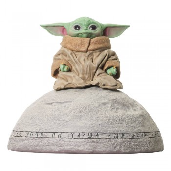 Star Wars The Mandalorian - Grogu on Seeing Stone Statue: Gentle Giant Star Wars The Mandalorian - Grogu on Seeing Stone Statue: Gentle Giant