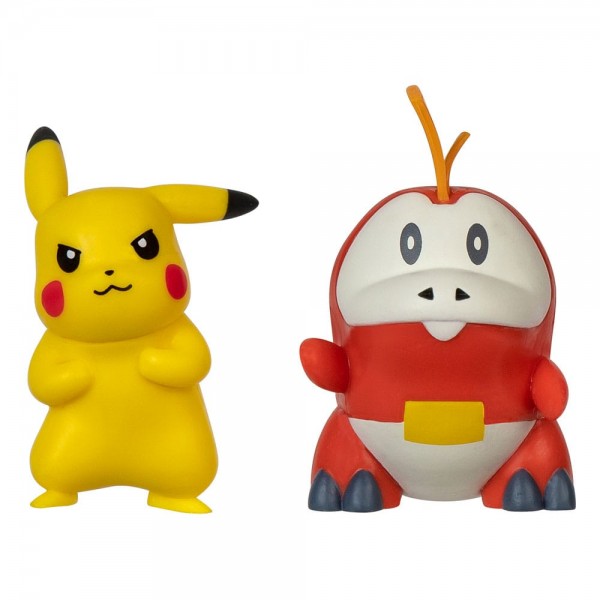 Pokemon - Gen IX Battle Pack Minifiguren 2er-Pack Pikachu & Krokel Figure: Jazwares