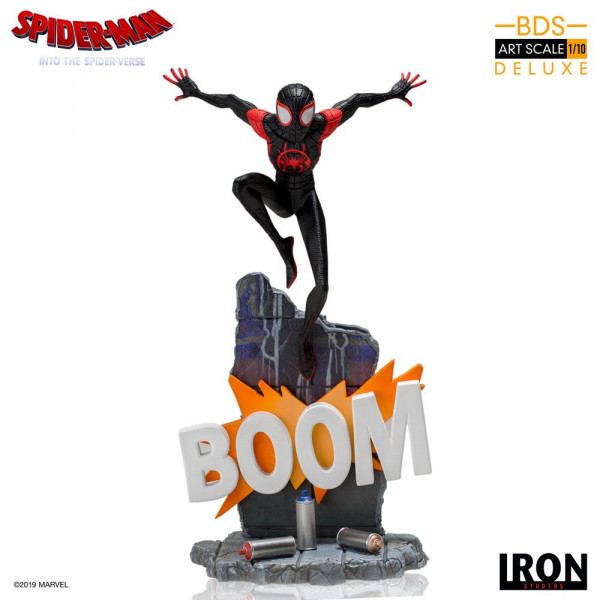 Spider-Man: A New Universe - Miles Morales / Spider-Man Statue / BDS Art Deluxe: Iron Studios