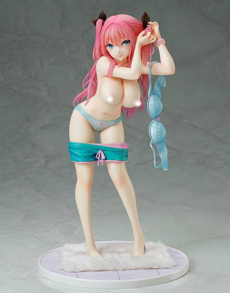 Original Character - Seikatsu Shuukan Ayaka Hinamori Statue: Pink Cat