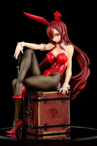 Fairy Tail - Erza Scarlet Statue / Bunny Girl Style Red Version: Orca Toys