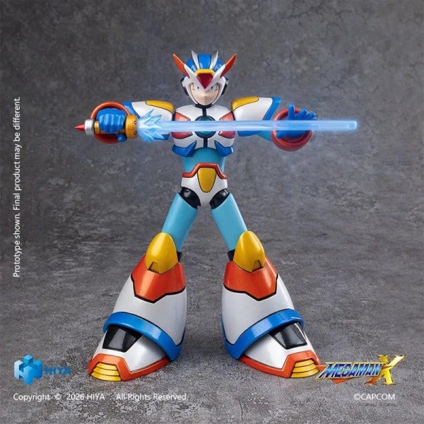 Mega Man X - X Max Armor Actionfigur / Exquisite Basic: Hiya Toys