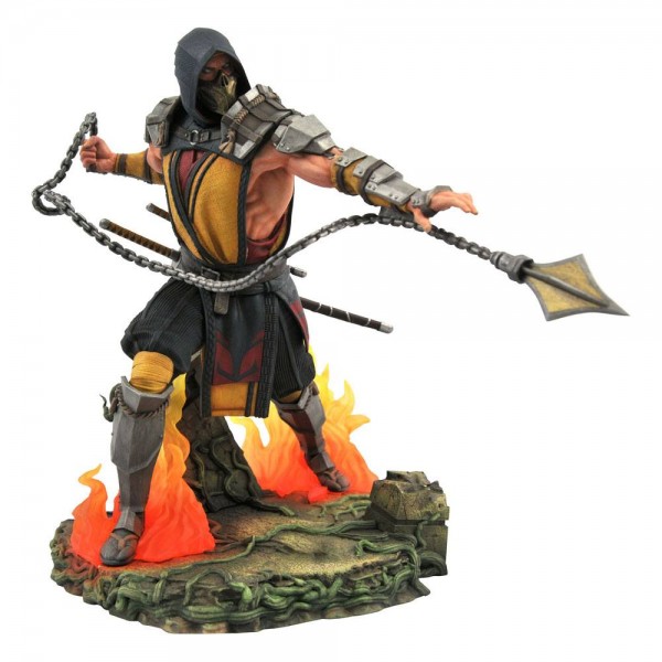 Mortal Kombat 11 - Scorpion Statue [BESCHÄDIGTE VERPACKUNG]: Diamond Select