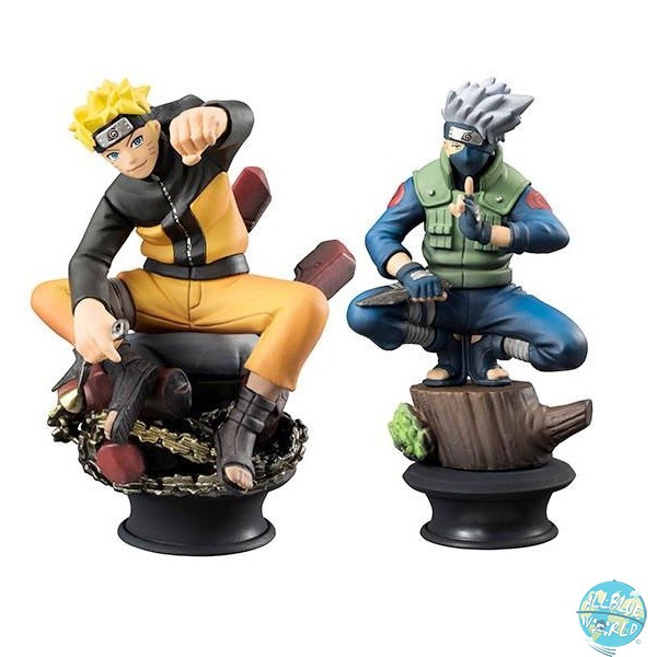 Naruto Shippuden - Naruto & Kakashi Schachfiguren - Chess Piece Collection: MegaHouse