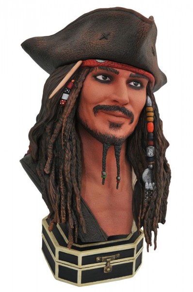 Fluch der Karibik - Jack Sparrow Büste / Legends in 3D: Diamond Select