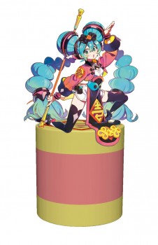 Vocaloid - Hatsune Miku Figur / Noodle Stopper - China Dress: Furyu Vocaloid - Hatsune Miku Figur / Noodle Stopper - China Dress: Furyu