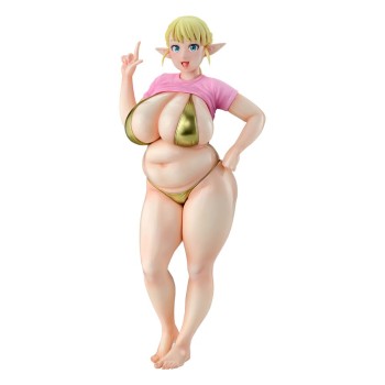 Plus-Sized Elf - Elfuda Statue / Gold Verion: Q-Six Plus-Sized Elf - Elfuda Statue / Gold Verion: Q-Six
