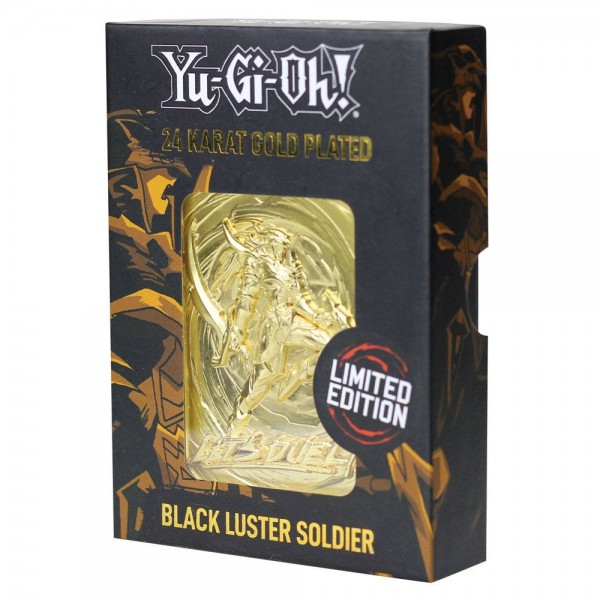 Yu-Gi-Oh! - Black Luster Soldier Karte / Replika (vergoldet): FaNaTik
