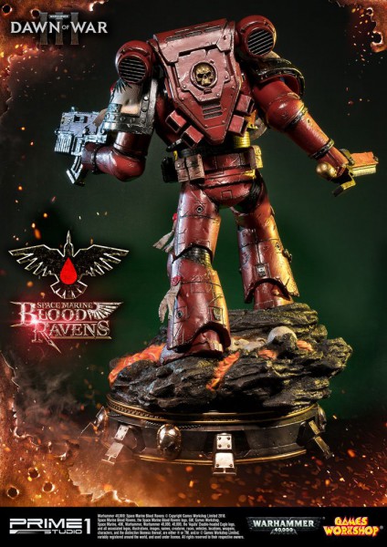 Warhammer 40K Dawn of War III - Space Marine Blood Ravens Statue: Prime 1 Studio