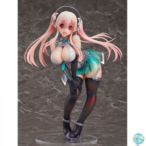 Super Sonico The Animation - Sonico Statue - Racing Version: Max Factory