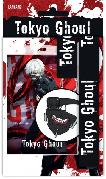 Tokyo Ghoul - Schlüsselband mit Gummianhänger: GYE