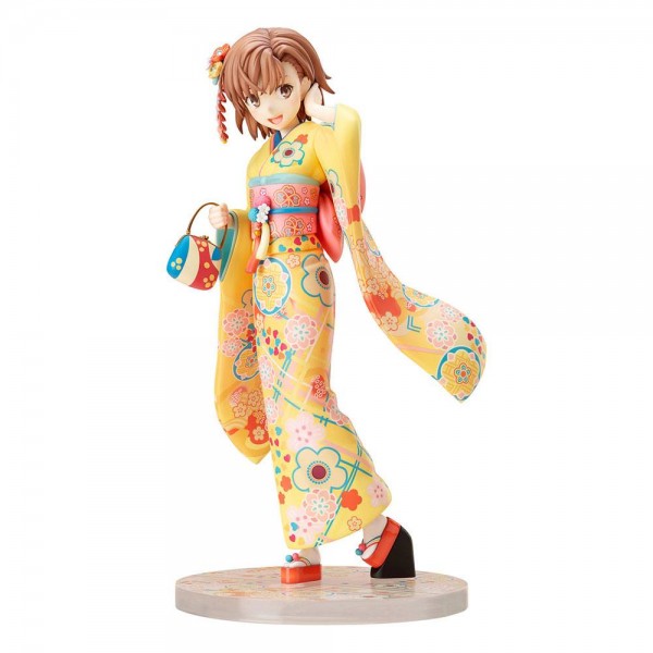 A Certain Scientific Railgun T - Mikoto Misaka Statue / Furisode Version: Furyu