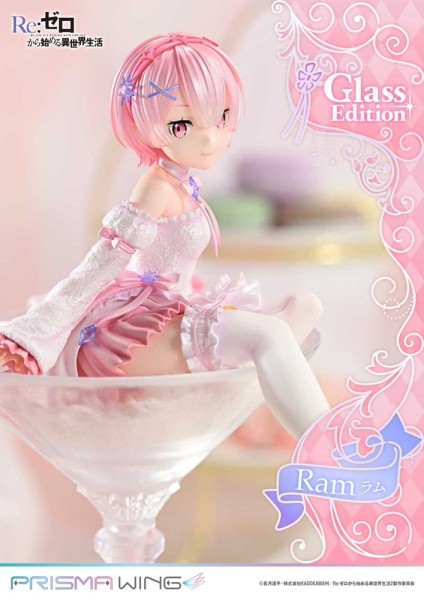 Re:Zero - Starting Life in Another World - Ram Statue / Glass Edition - Prisma Wing: Prime 1 Stu