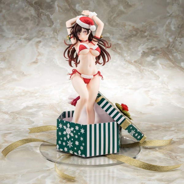 Rent-A-Girlfriend - Mizuhara Chizuru Statue / Santa Claus Bikini De Fluffy 2nd Xmas Version: Hakoiri