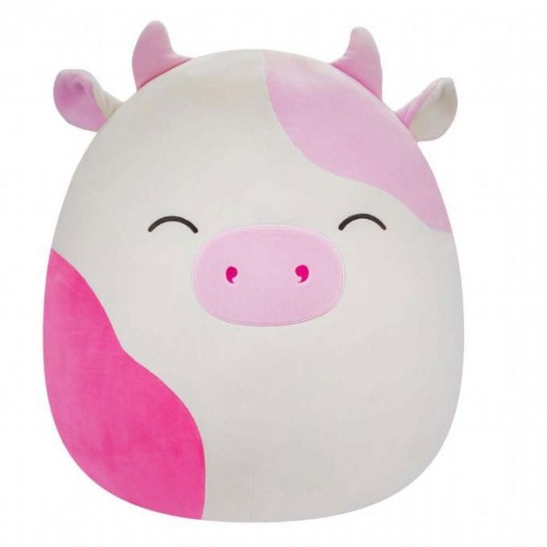 Squishmallows - Plüschfigur Pink Spotted Cow with Closed Eyes Caedyn: Jazwares