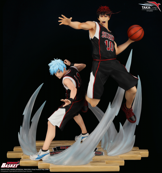 Kuroko's Basket - Kuroko & Kagami Statue / schwarze Trikots: Taka Corp Studio