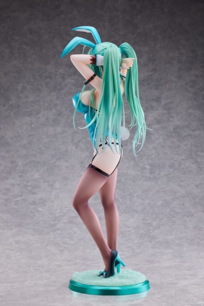 Original Character - Green Twin Tail Bunny-chan Statue: PartyLook