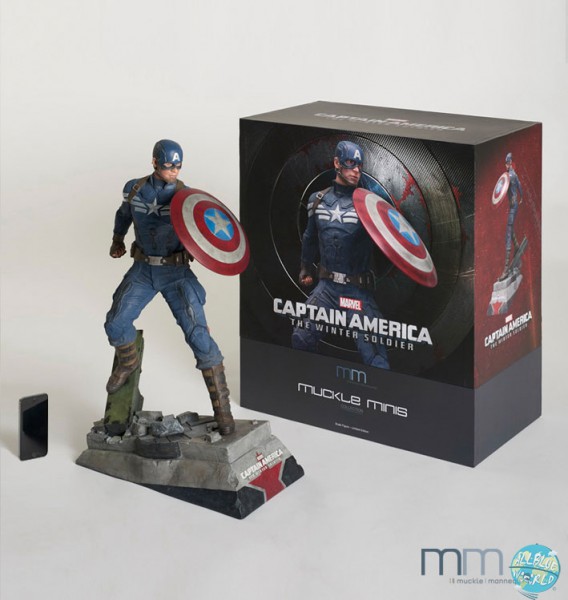 Captain America The Winter Soldier - Captain America Statue [Ausstellungsstück]: Muckle Mannequins