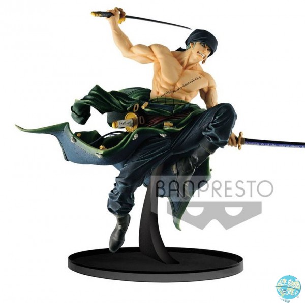 One Piece - Lorenor Zorro Figur - BWFC Vol. 1 by Noriyuki Yamaguchi: Banpresto