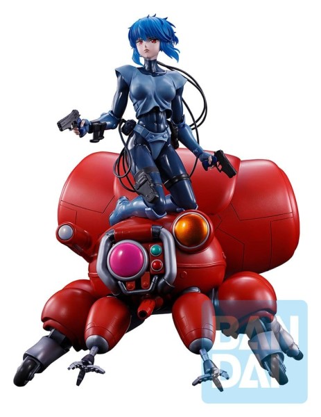 The Ghost in the Shell - Motoko Kusanagi & Fuchikoma Figur / Ichibansho: Banpresto