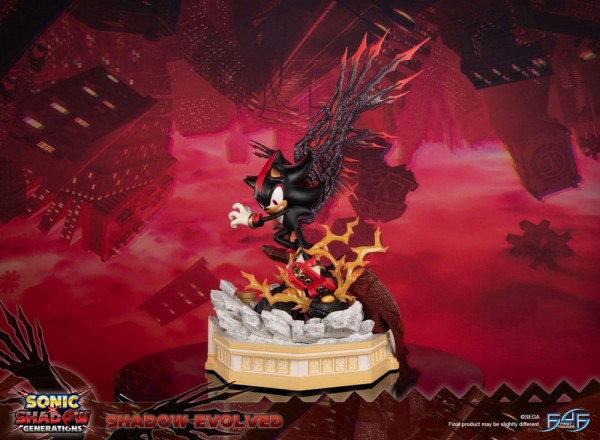 Sonic X Shadow Generations - Shadow Evolved Statue: First 4 Figures