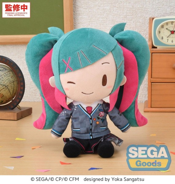 Hatsune Miku - School SEKAI Hatsune Miku Plüschfigur / Colorful Stage! fuwa petit M: Sega