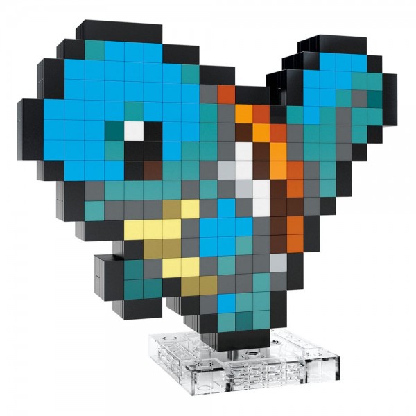 Pokémon - MEGA Bauset Schiggy Pixel Art: Mattel