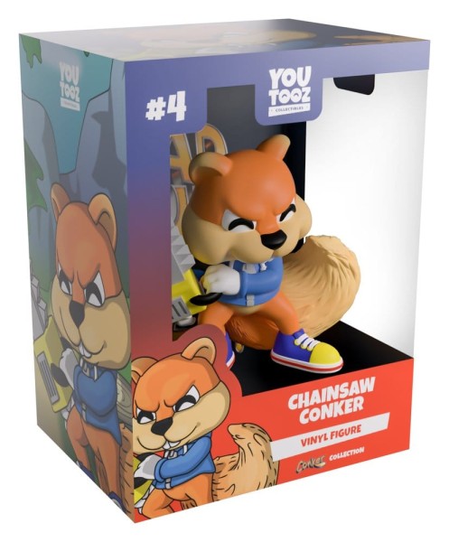 Conker’s Bad Fur Day - Chainsaw Conker Vinyl Figur: Youtooz