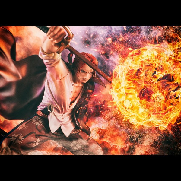 One Piece -Red-haired Shanks Statue / P.O.P Playback Memories: MegaHouse