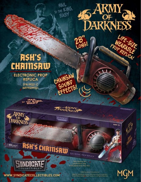 Army of Darkness - Ash's Kettensäge Prop Replik: Syndicate Collectibles