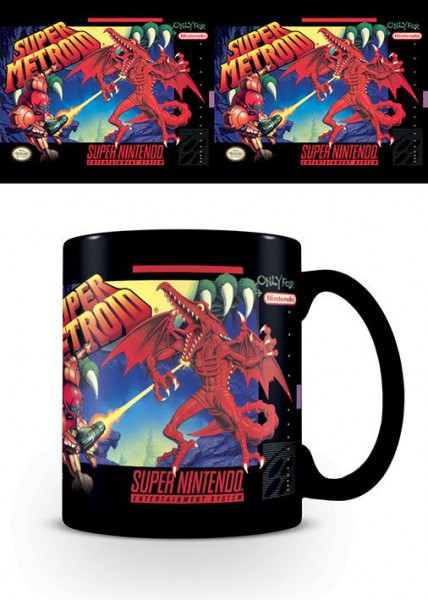 Super Nintendo - Tasse / Super Metroid Motiv: Pyramid