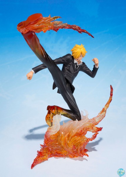 One Piece - Sanji Figur - FiguartsZERO / Diable Jambe Premier Hachis: Bandai