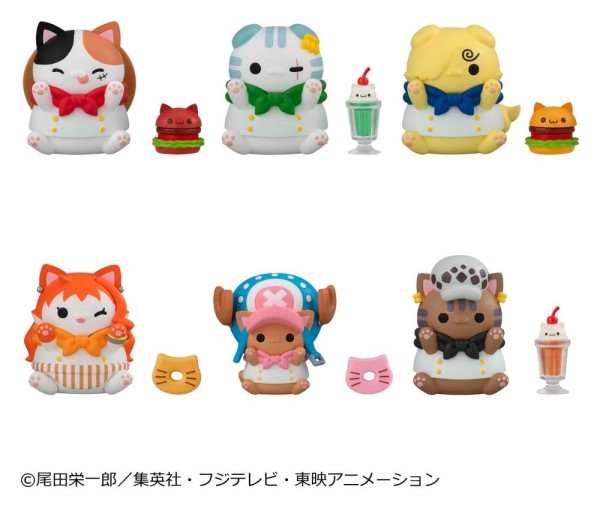 One Piece - Mega Cat Project Minifiguren / NyanPieceNyan! Diner!: Megahouse