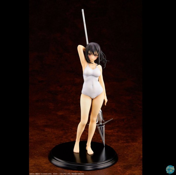 Strike the Blood - Yukina Himeragi Statue / White School Swimsuit Version: Q-Six