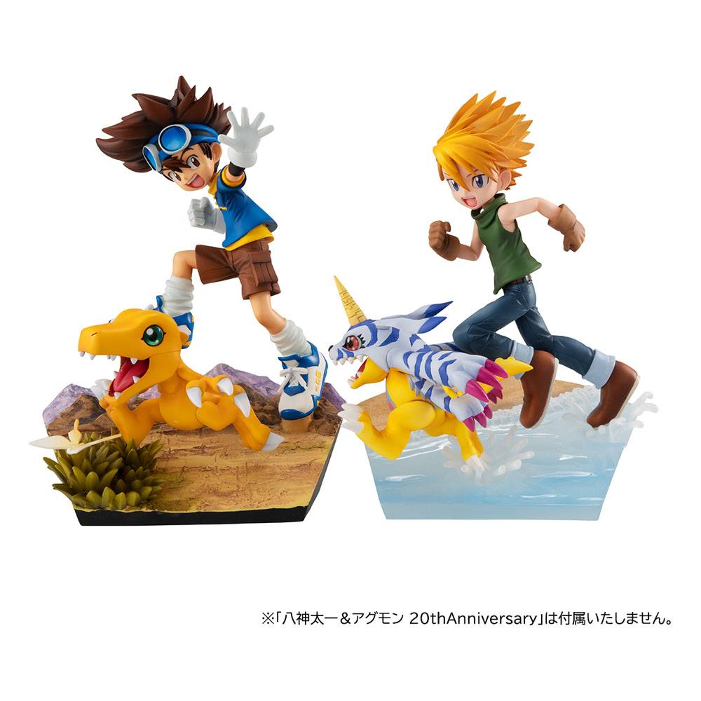 Estátua Banpresto Digimon Adventure - Matt & Gabumon