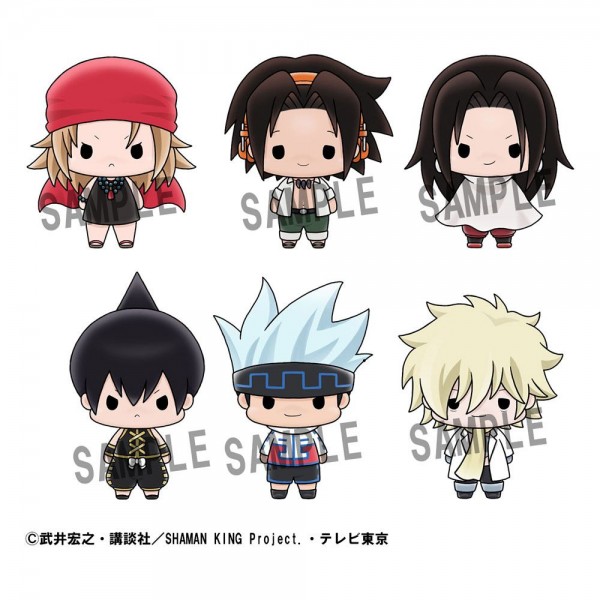 Shaman King - Chokorin Mascot Series Sammelfiguren / 6er Sortiment: MegaHouse